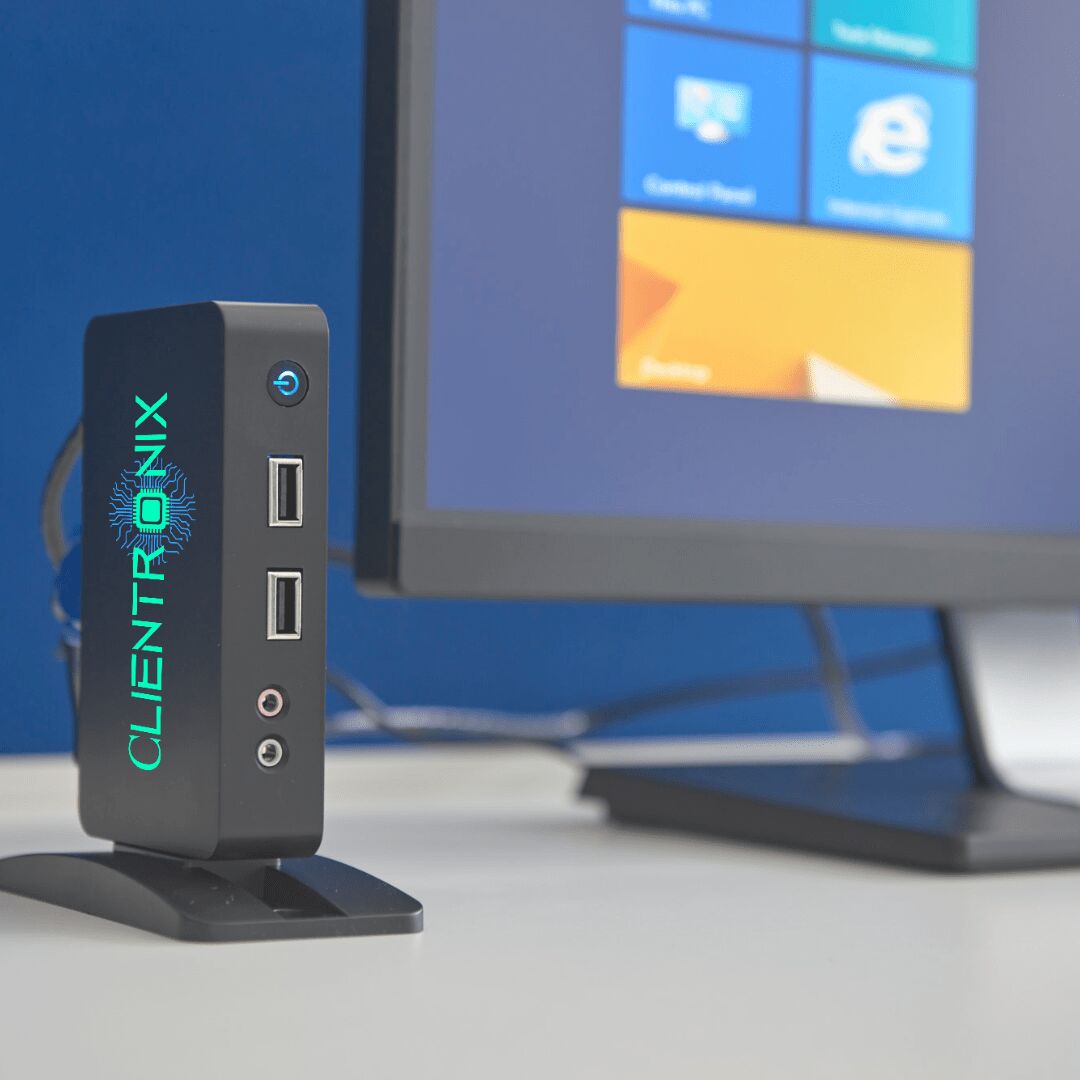 Clientronix KV1 mini PC for secure cloud computing setup